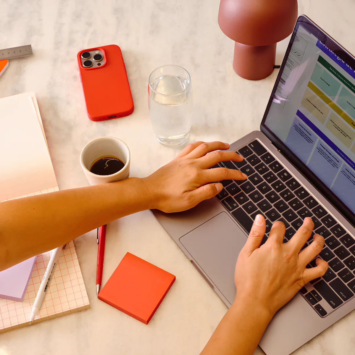 Image showing a customer checking a junk removal estimate online.