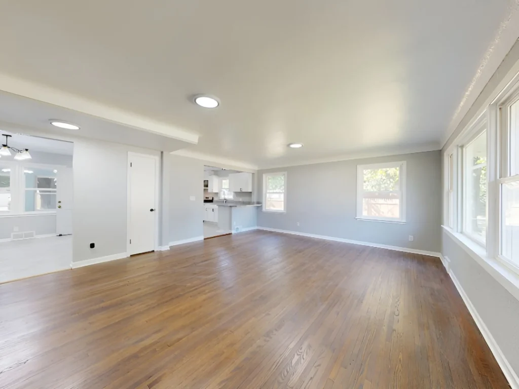 Image representing cleared living space transformation.