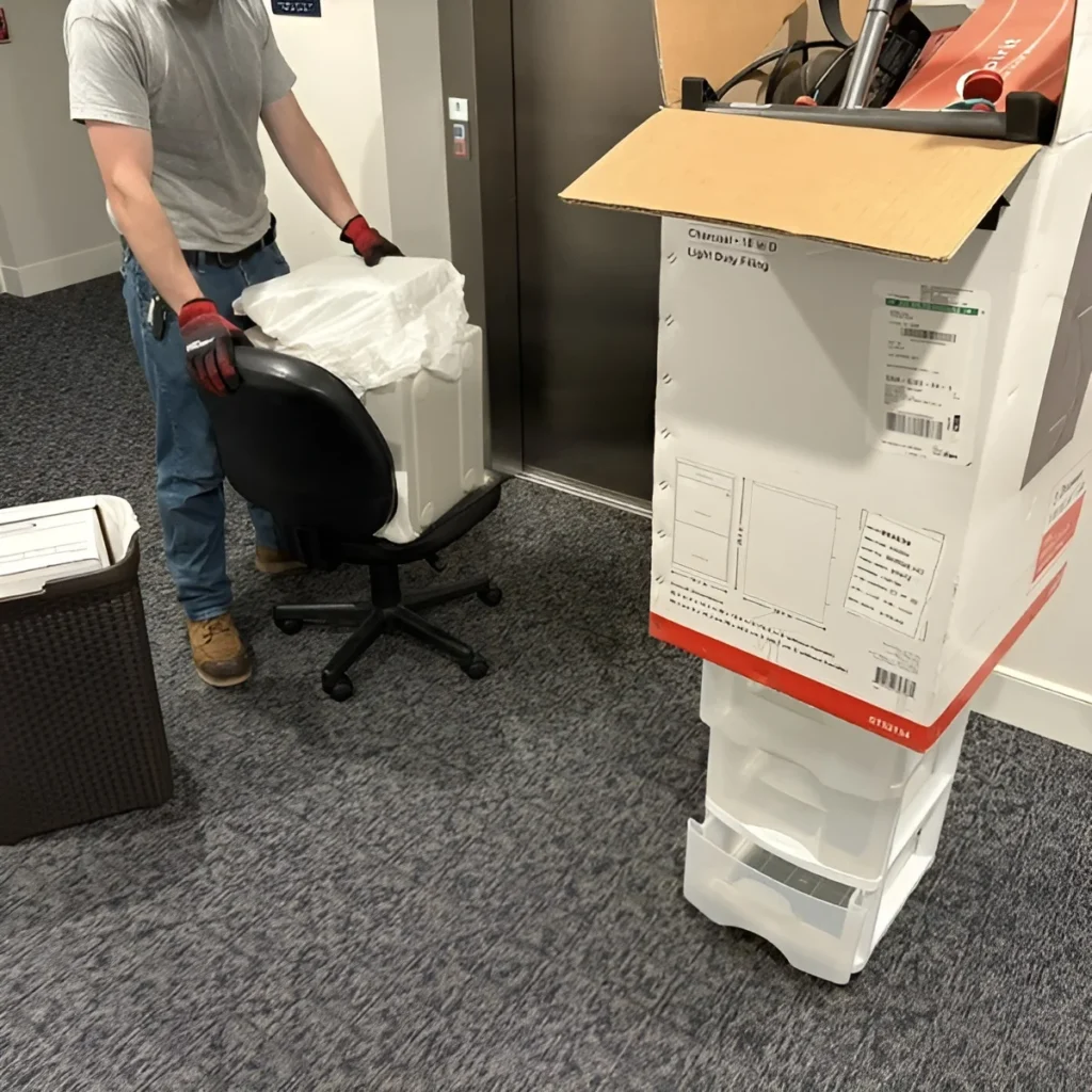 Image showing apartment moving service in Worcester, Massachusetts.
